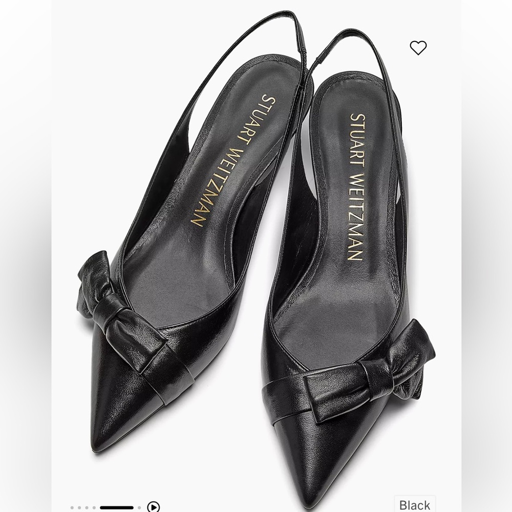 Stuart Weitzman Sofia 50mm Lacquered Leather Slin… - image 4